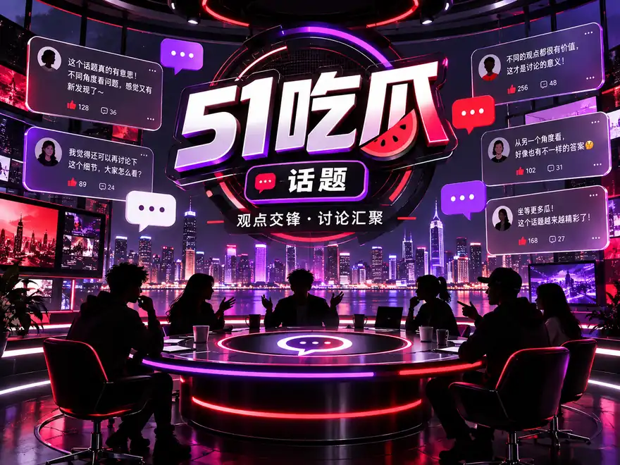 公共讨论与社会观察主题图